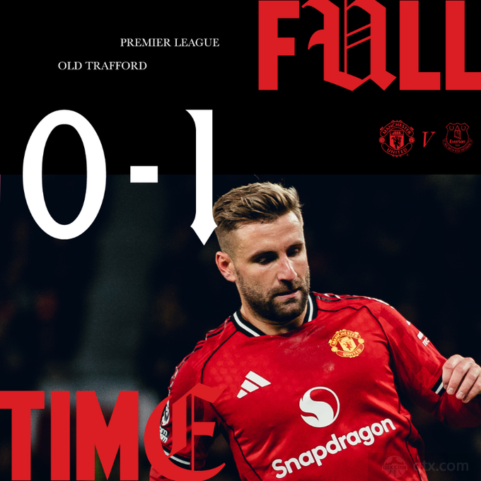 英超曼联0-1埃弗顿曼联三轮不胜